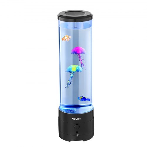 Sensory Bubble Tube Lamp 16 Color Changing Light Effects Water Fish Lamp