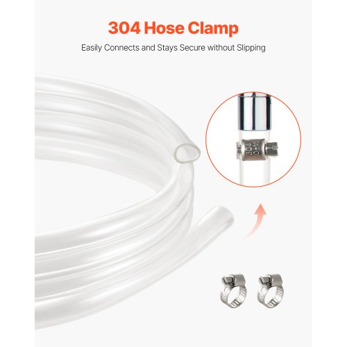 Clear Vinyl Tubing 12 ID x 58 OD 10FT Plastic PVC Tubing Flexible and Cuttable