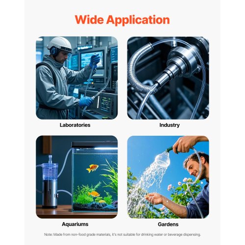 Clear Vinyl Tubing 12 ID x 58 OD 10FT Plastic PVC Tubing Flexible and Cuttable