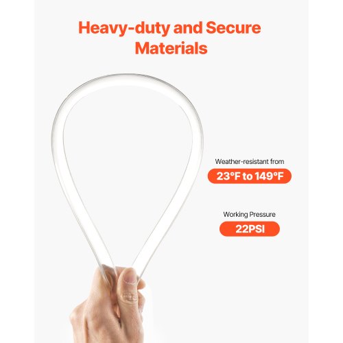 Clear Vinyl Tubing 38 ID x 12 OD 50FT Plastic PVC Tubing Flexible and Cuttable