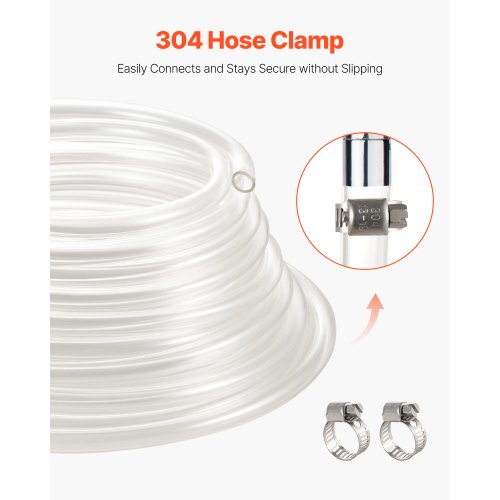 Clear Vinyl Tubing 38 ID x 12 OD 50FT Plastic PVC Tubing Flexible and Cuttable