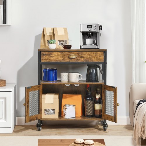 Coffee Bar Cabinet 24 Inch Farmhouse Coffee Bar Cabinet with Storage