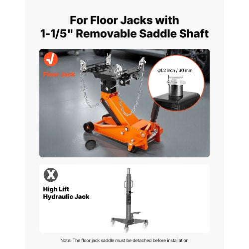 Transmission Jack Adapter 1100 lbs5 Ton Load Capacity Automotive