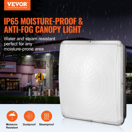 LED Canopy Light 150W 16500LM 5000K Daylight Commercial Industrial Outdoor