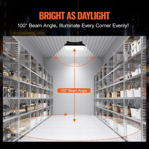 4 Pack LED Canopy Lights 80W 8800LM 5000K Daylight Commercial Industrial