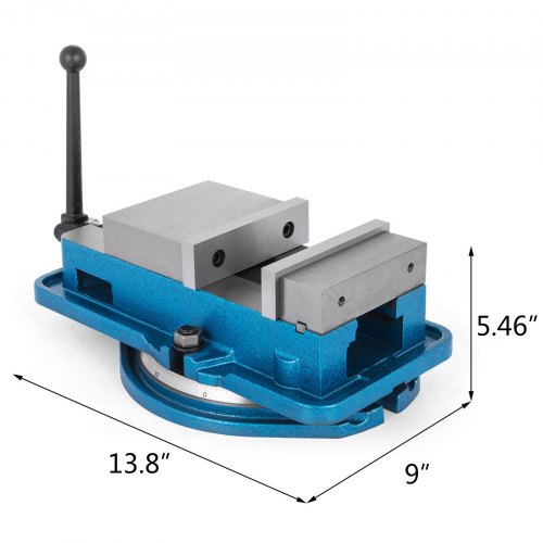 5 Inch ACCU Lock Down Vise Precision Milling Vice 5 Inch Jaw Width Drill