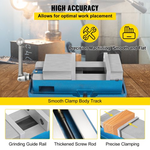 5 SuperLock Vise For NCCNC Machines Bench Clamp Vise High Precision Vise