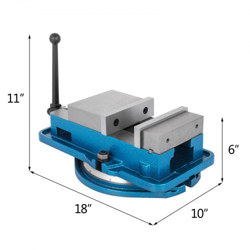 6 Inch Heavy Duty Milling Vise Bench Clamp Vise High Precision Clamping Vise