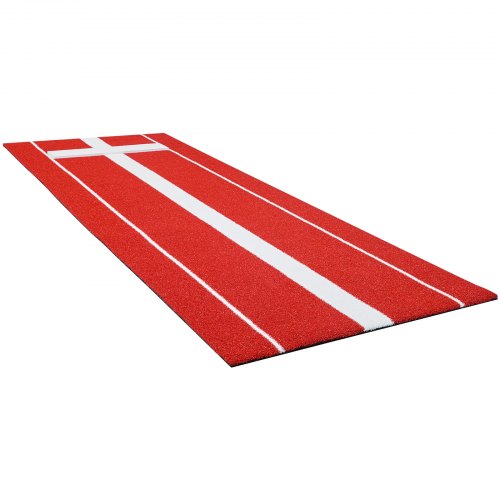 Softball Pitching Mat 10x3 ft Baseball Pitching Rubber Mound Antifade Turf