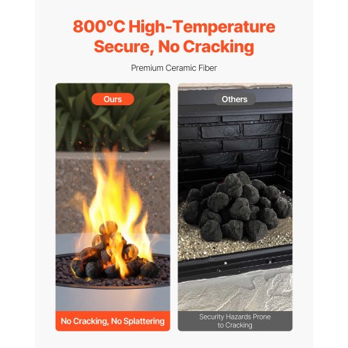 Lava Rocks 1220 inch 25 Pcs Fire Stones Lava Rocks For Fire Pit