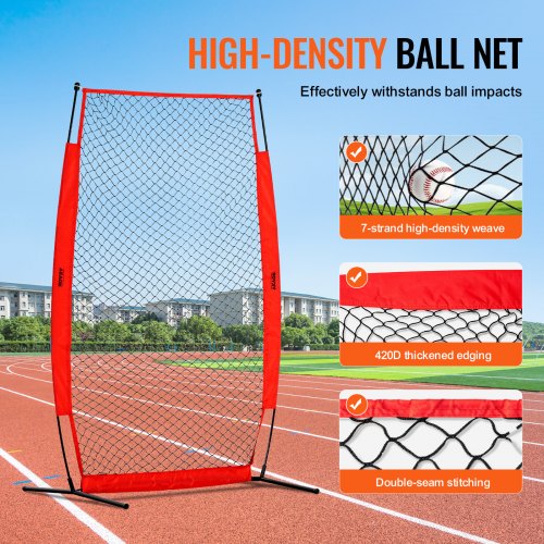 I Screen Baseball for Batting Cage 7x4 ft Baseball Softball Safety