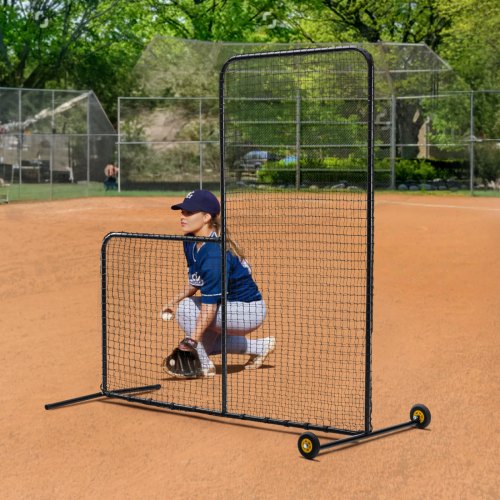 L Screen Baseball for Batting Cage 7x7 ft Softball Safety Screen Body