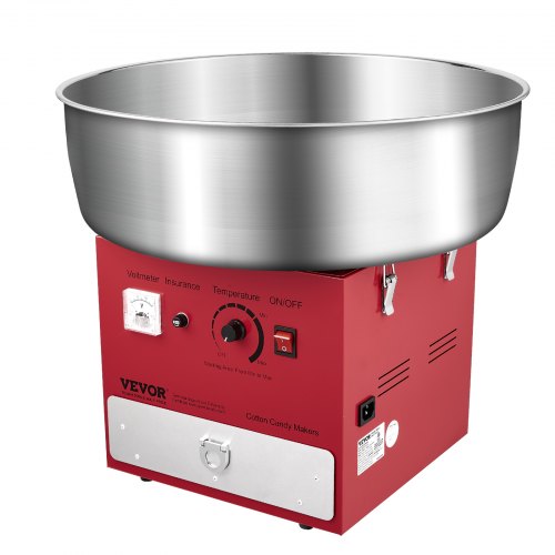 Electric Cotton Candy Machine 1000W Commercial Candy Floss Maker with 205
