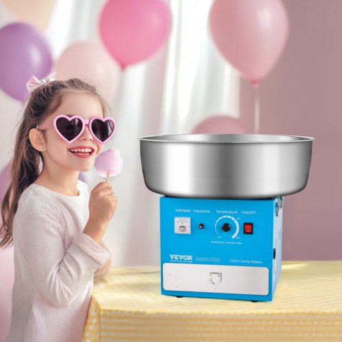 Electric Cotton Candy Machine 1000W Commercial Candy Floss Maker with 205 1