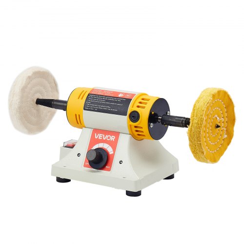 Bench Buffer Polisher 12HP Polishing and Buffing Machine to 8000RPM