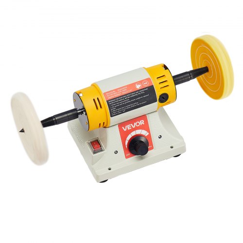 Bench Buffer Polisher 12HP Polishing and Buffing Machine to 8000RPM
