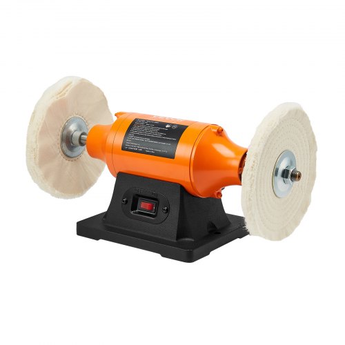 12HP Bench Buffer Polisher 6inch Bench Polishing Buffing Machine 3450RPM