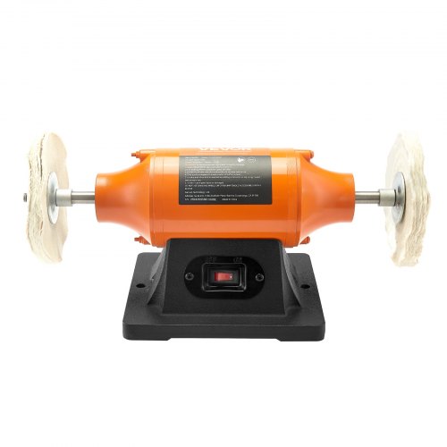 12HP Bench Buffer Polisher 6inch Bench Polishing Buffing Machine 3450RPM