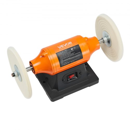 34HP Bench Buffer Polisher 8inch Bench Polishing Buffing Machine 3450RPM