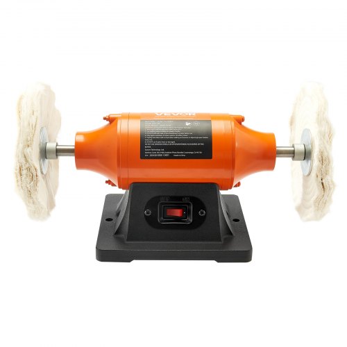 34HP Bench Buffer Polisher 8inch Bench Polishing Buffing Machine 3450RPM