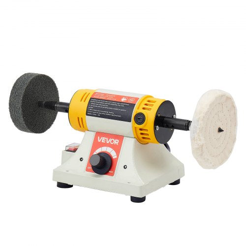 Bench Buffer Polisher 12HP Polishing Buffing Machine to 8000RPM