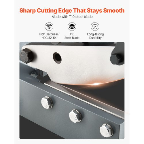 Sheet Metal Shear 6 in Manual Hand Plate Shear Heavy Duty Mounting Type