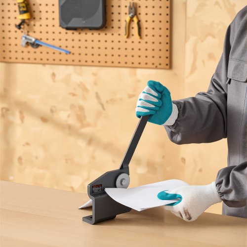 Sheet Metal Shear Throatless Rotary Hand Shear 16 Gauge Mild Steel Sheet