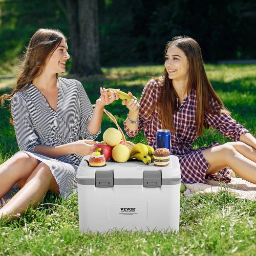 Portable Cooler 21 QT Hard Cooler with Ice Retention HeavyDuty Handles