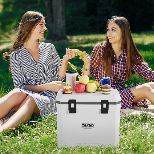 Portable Cooler 38 QT Hard Cooler with Ice Retention HeavyDuty Handles