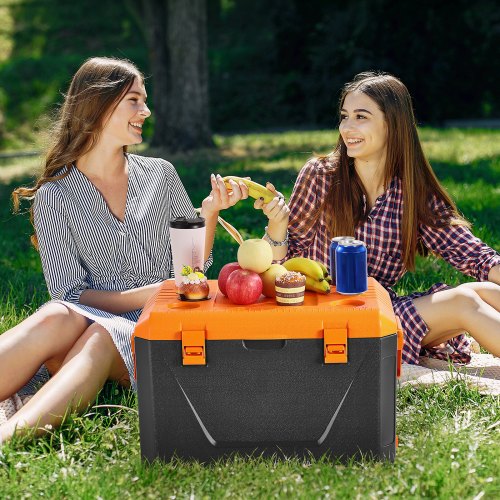 Portable Cooler 63 QT Hard Cooler with Ice Retention HeavyDuty Handles
