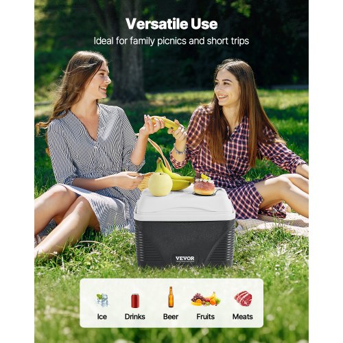 Portable Cooler 8.5 QT Hard Cooler with Ice Retention and Heavy Duty