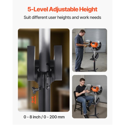 Bench Grinder Stand Bench Grinder Vise Floor Pedestal with 12 x 10