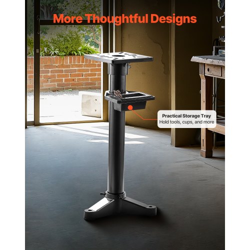 Bench Grinder Stand HeavyDuty Bench Grinder and Vise Floor Pedestal with 106