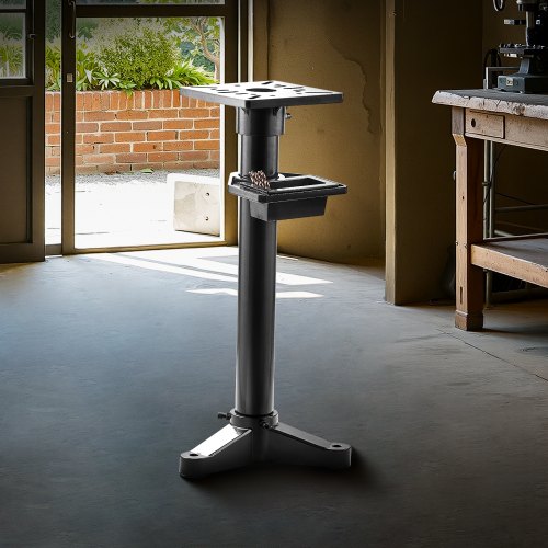 Bench Grinder Stand HeavyDuty Bench Grinder and Vise Floor Pedestal with 106