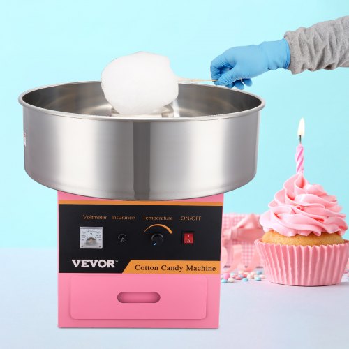 Electric Cotton Candy Machine 1000W Candy Floss Maker Commercial Cotton