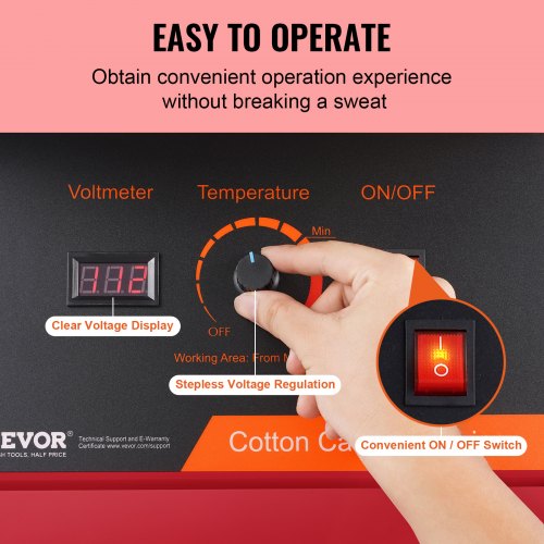 Electric Cotton Candy Machine 1000W Candy Floss Maker Commercial Cotton