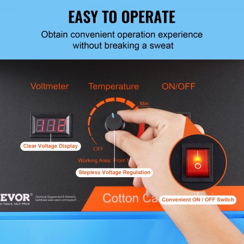 Electric Cotton Candy Machine 1000W Candy Floss Maker Commercial Cotton 2