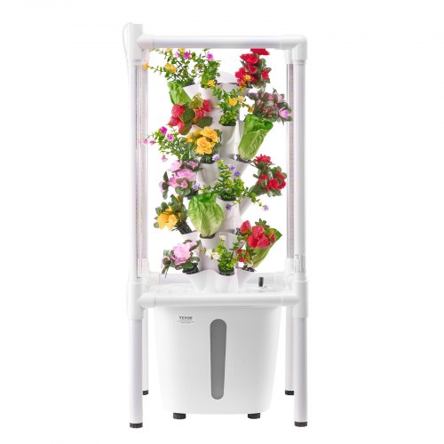 Hydroponic Growing System with Grow Light 30 Pods Vertical 6 Tiers