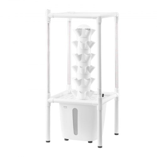 Hydroponic Growing System with Grow Light 30 Pods Vertical 6 Tiers