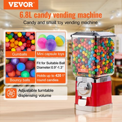 Gumball Machine for Kids 17H Home Candy Vending Machine PC Gumball
