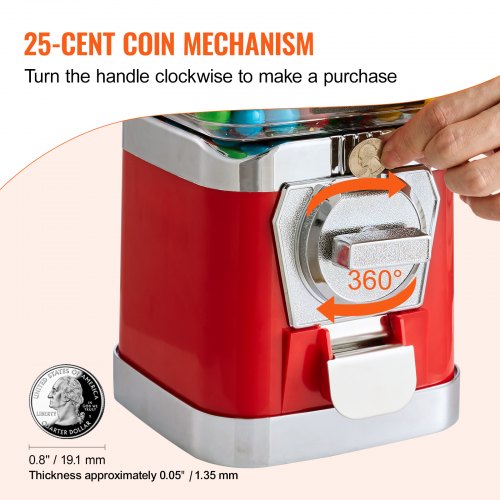 Gumball Machine for Kids 17H Home Candy Vending Machine PC Gumball