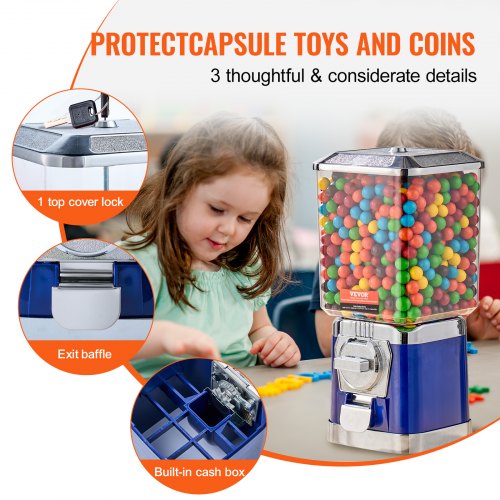 Gumball Machine for Kids 17H Home Candy Vending Machine PC Gumball