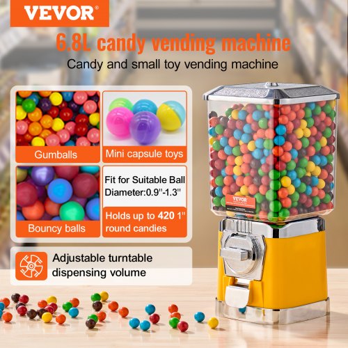 Gumball Machine for Kids 17H Home Candy Vending Machine PC Gumball