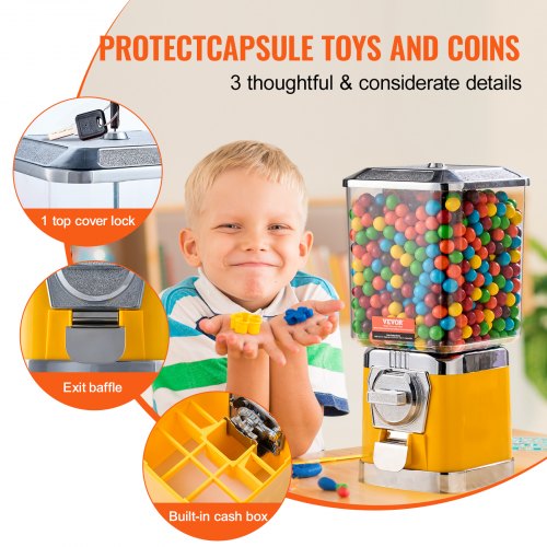 Gumball Machine for Kids 17H Home Candy Vending Machine PC Gumball