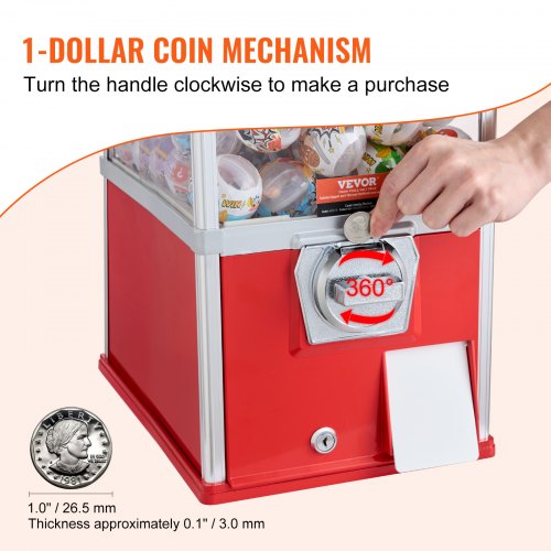 Gumball Machine for Kids 21 Height Home Vending Machine PS Bouncy Balls