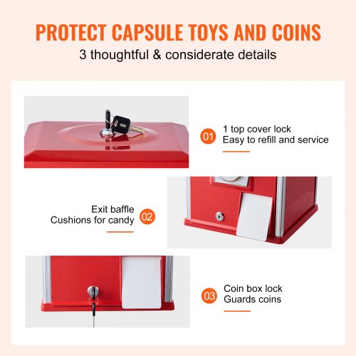 Gumball Machine for Kids 21 Height Home Vending Machine PS Bouncy Balls