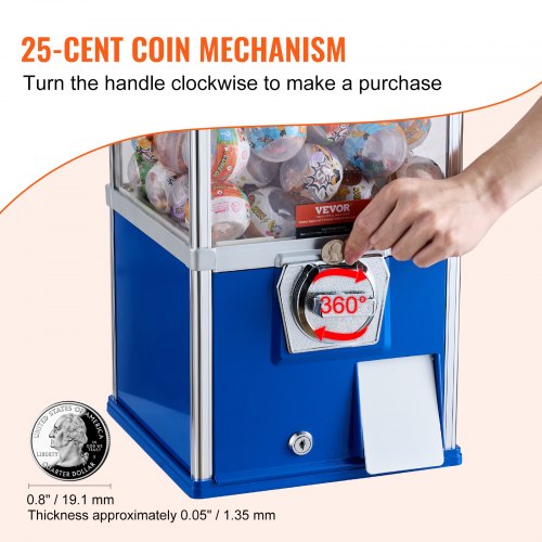 Gumball Machine for Kids 25 Height Home Vending Machine PS Bouncy Balls