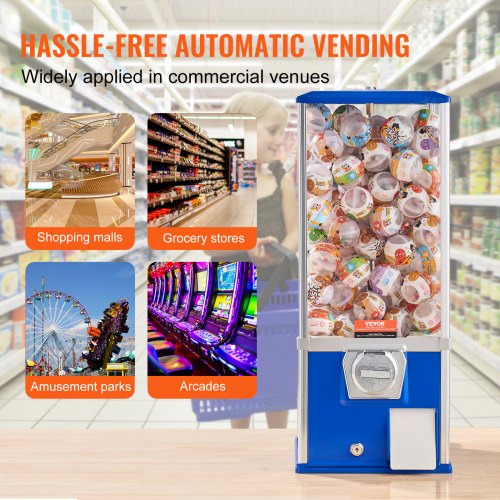 Gumball Machine for Kids 25 Height Home Vending Machine PS Bouncy Balls