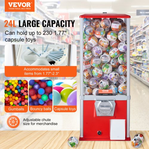 Gumball Machine for Kids 25 Height Home Vending Machine PS Bouncy Balls