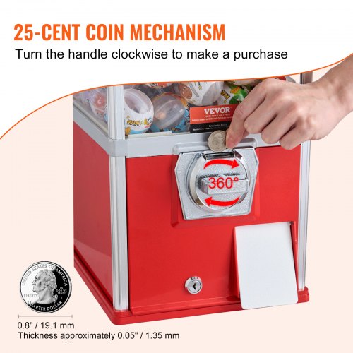 Gumball Machine for Kids 25 Height Home Vending Machine PS Bouncy Balls